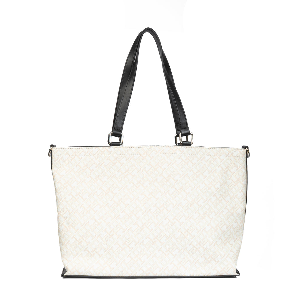 Tommy Hilfiger Monogram Jacquard Tote #TWB02