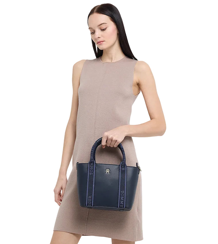Tommy Hilfiger Distinct Shoulder Bag - Navy #TWB13