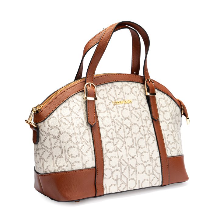 CALVIN KLEIN SIGNATURE TOTE SHOULDER – WHT #CKB01