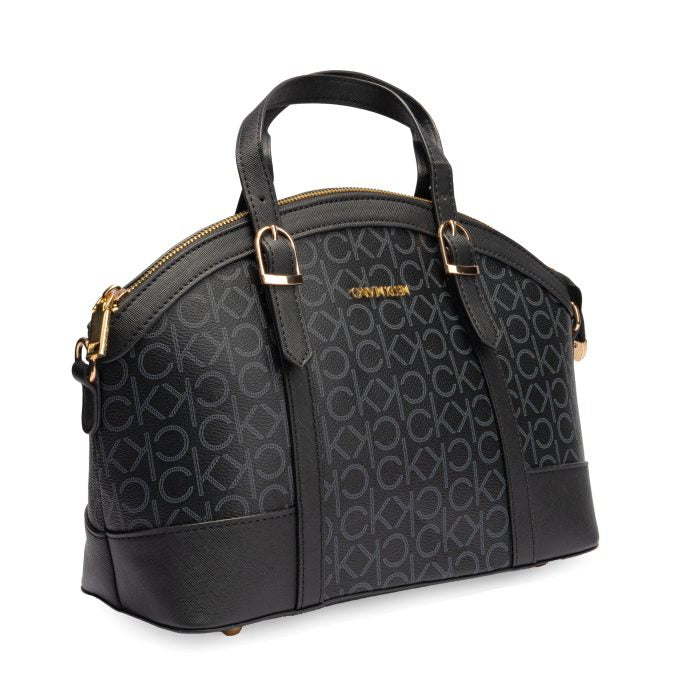CALVIN KLEIN SIGNATURE TOTE SHOULDER – BLK #CKB02