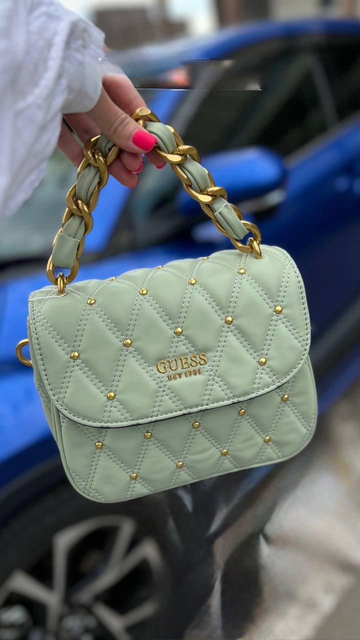 GUESS TRIANA STUD HANDBAG GBWM7