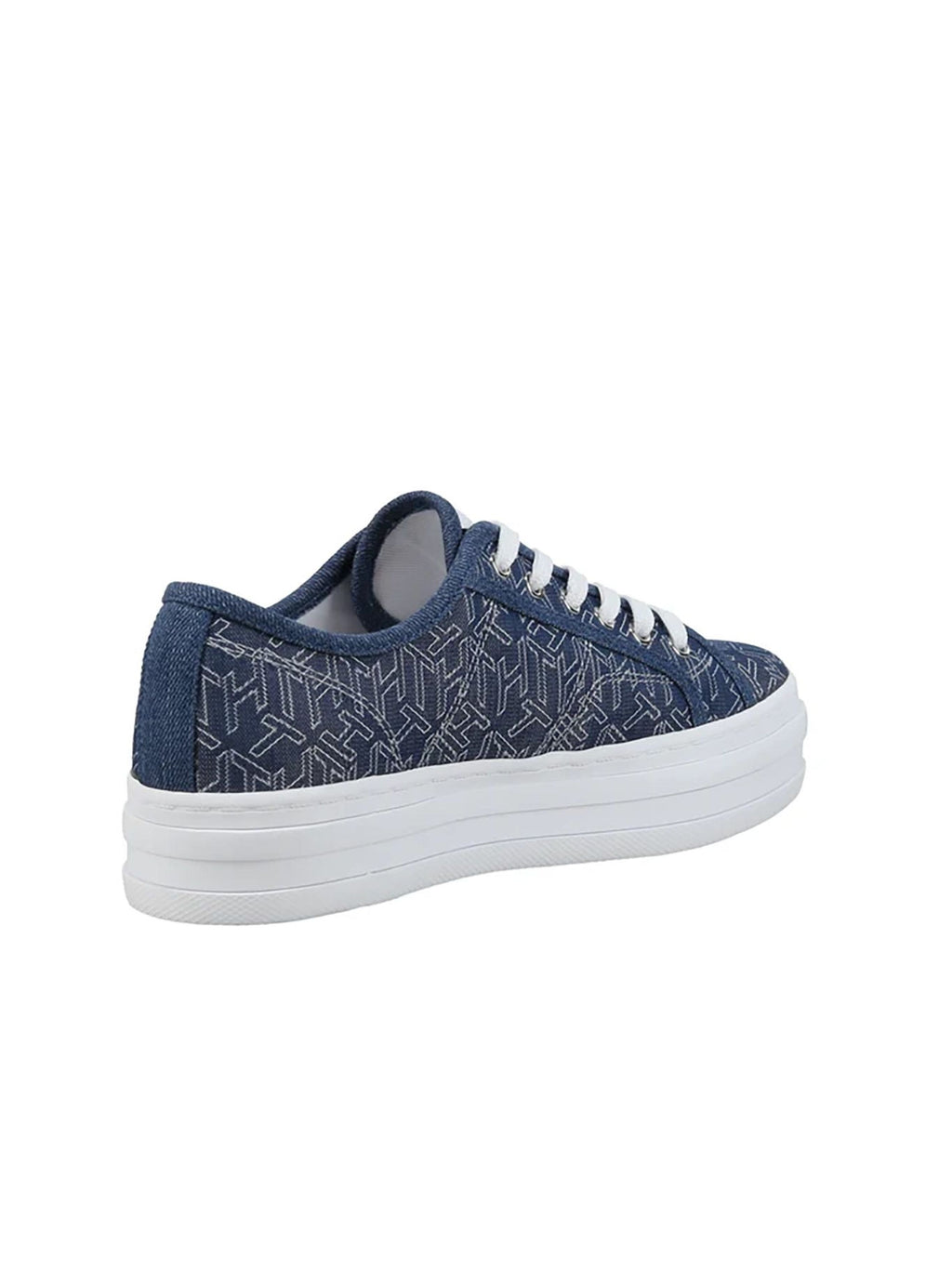 Tommy Hilfiger Canvas platform Sneakers Women #TWS03