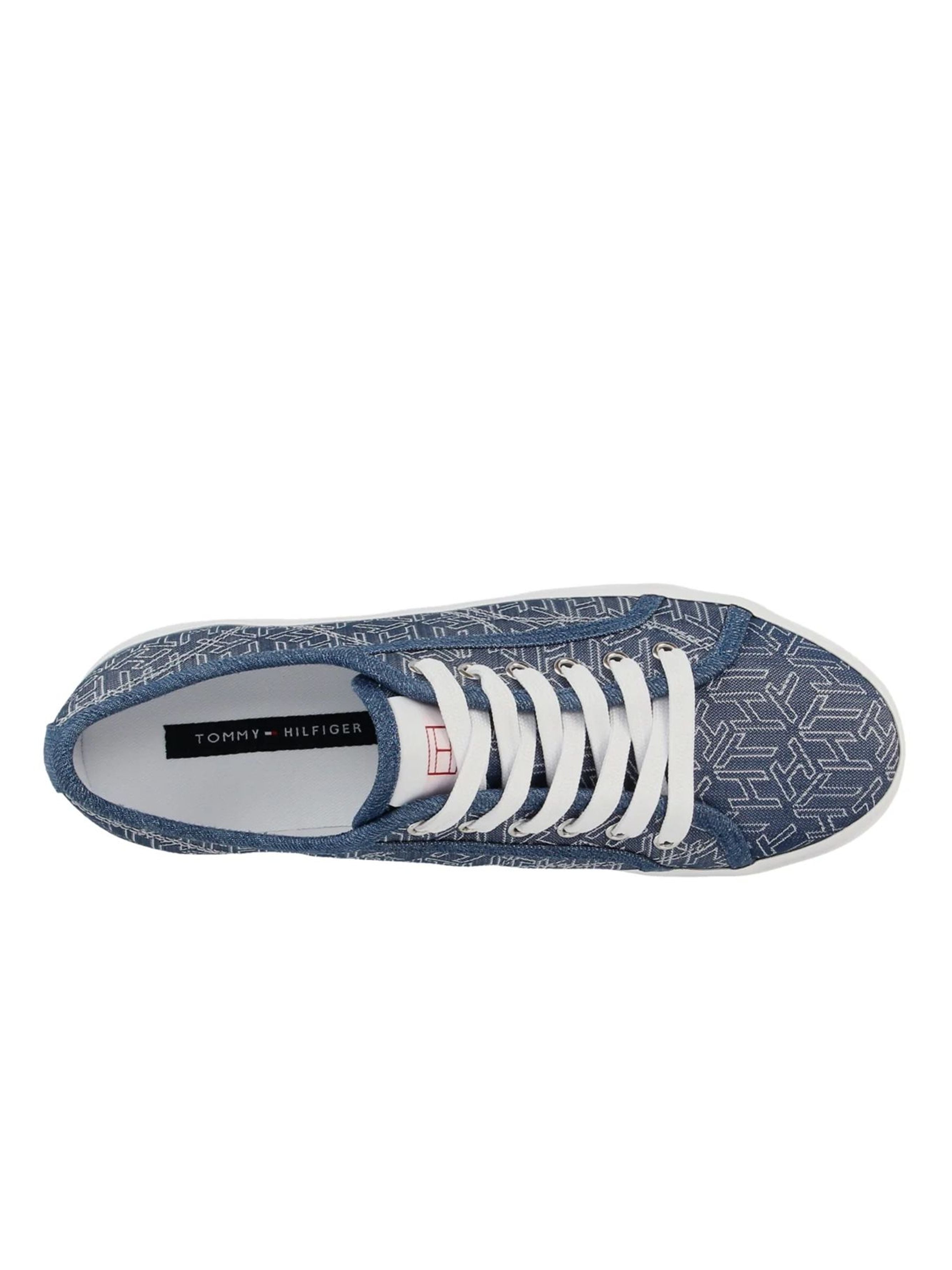Tommy Hilfiger Canvas platform Sneakers Women #TWS03