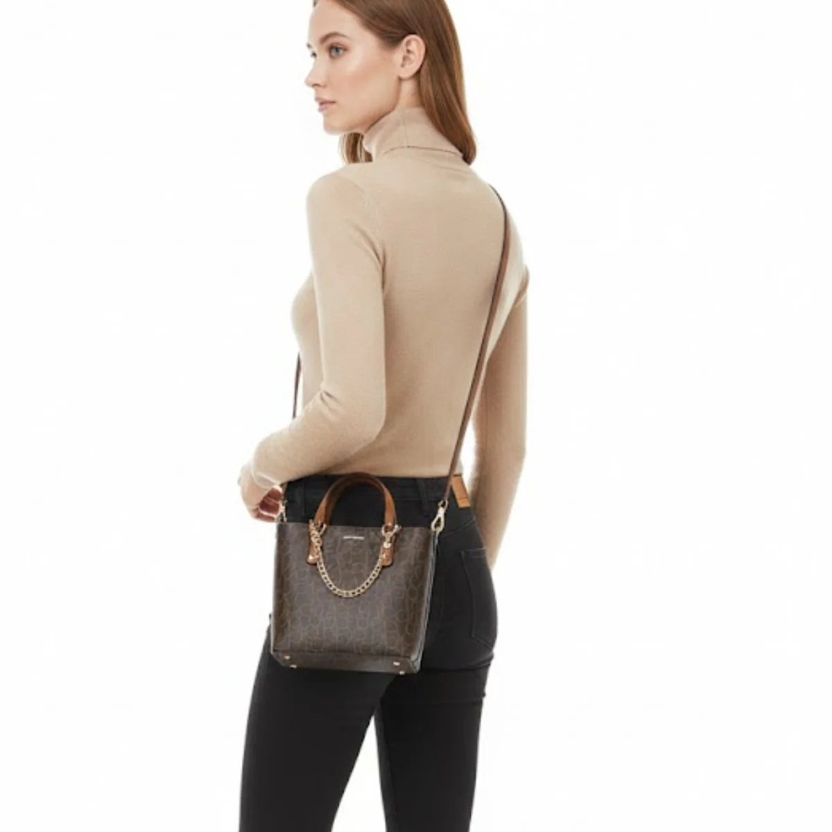 Calvin Klein Monogram Handbag Women #CKB03