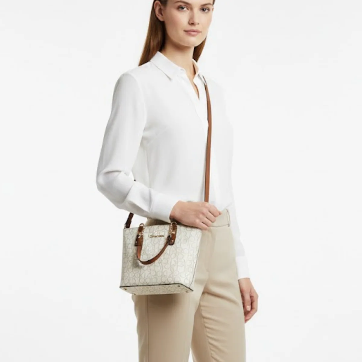 Calvin Klein Monogram Handbag Women #CKB04