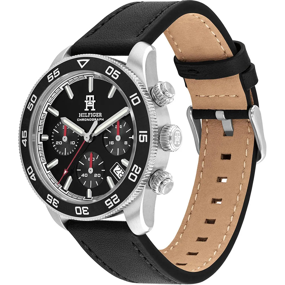 Tommy Hilfiger Round Chronograph  Men Watch  #TMW07