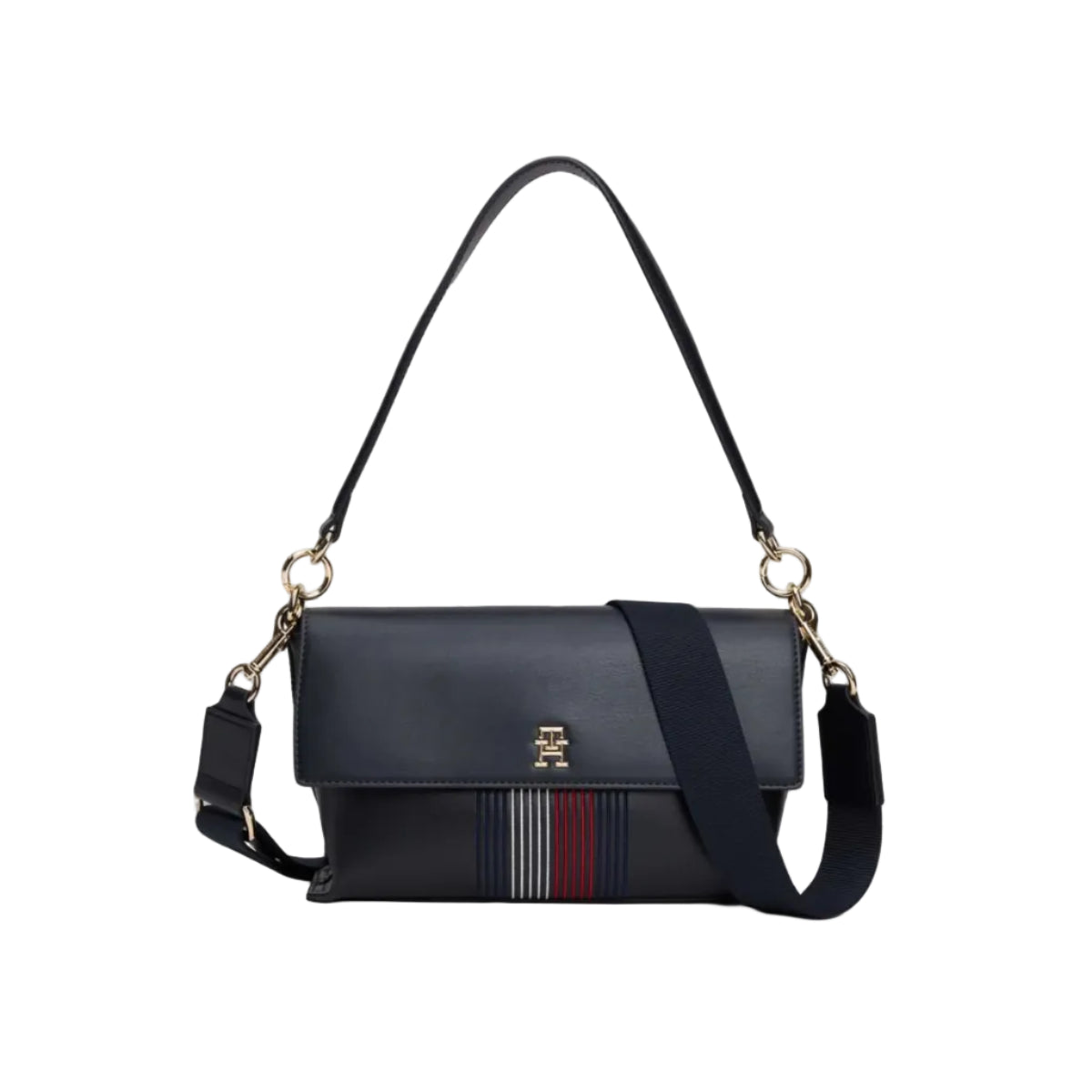 Tommy Hilfiger Distinct Shoulder Bag Corp-NVY #TWB12
