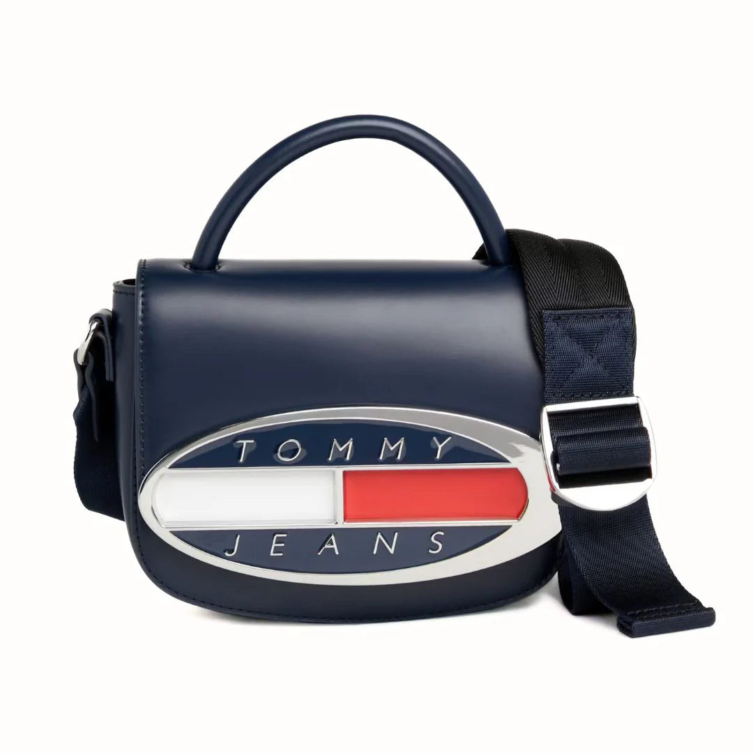 Tommy Hilfiger Jeans Origin Plaque Crossover Bag - NVY #TWB06