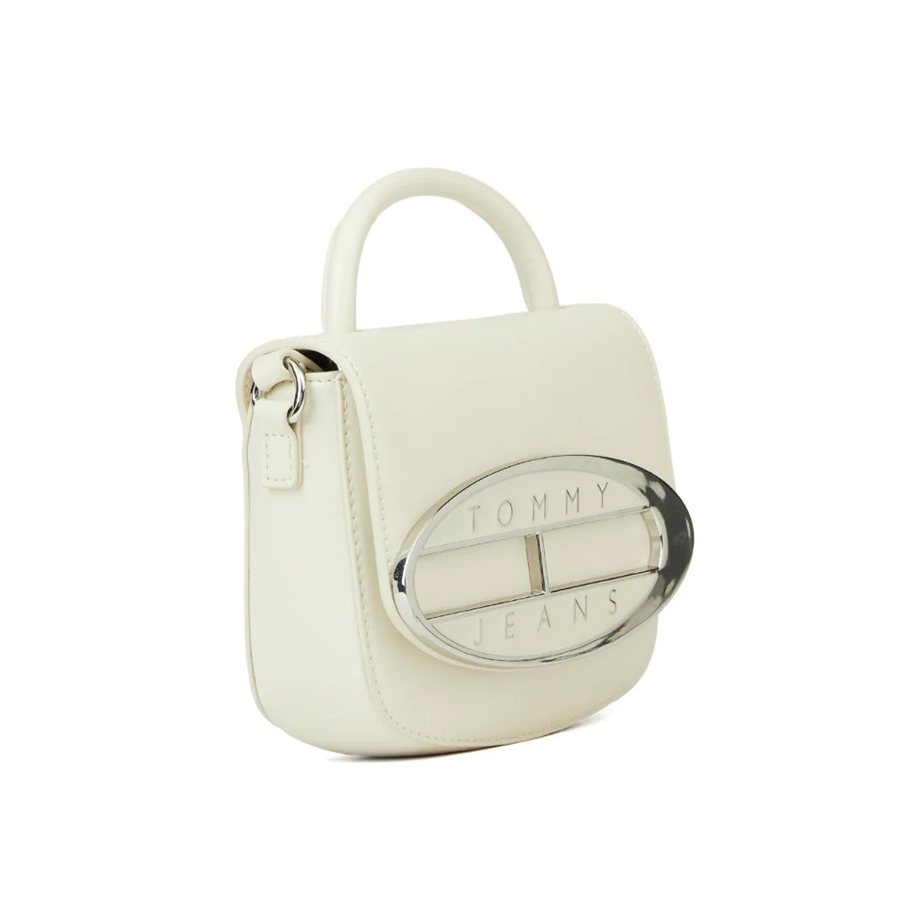 Tommy Hilfiger Jeans Origin Plaque Crossover Bag - WHT #TWB07