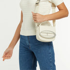 Tommy Hilfiger Jeans Origin Plaque Crossover Bag - WHT #TWB07