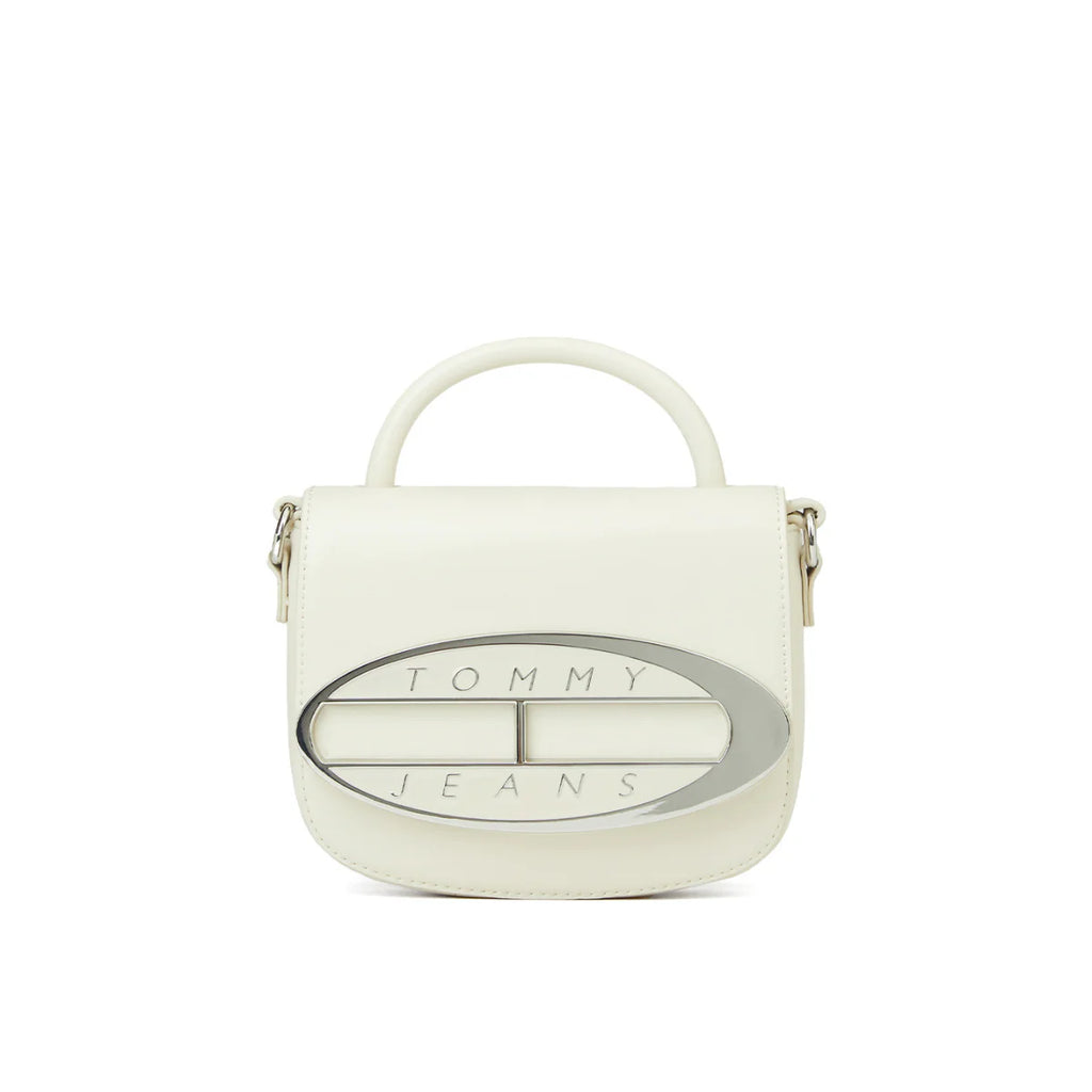 Tommy Hilfiger Jeans Origin Plaque Crossover Bag - WHT #TWB07
