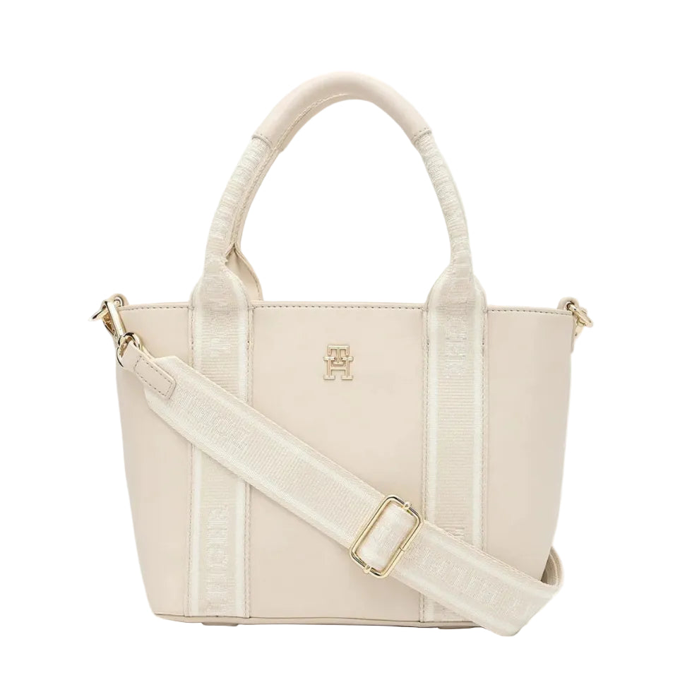 Tommy Hilfiger LOGOTAPE MINI TOTE - BEG #TWB15