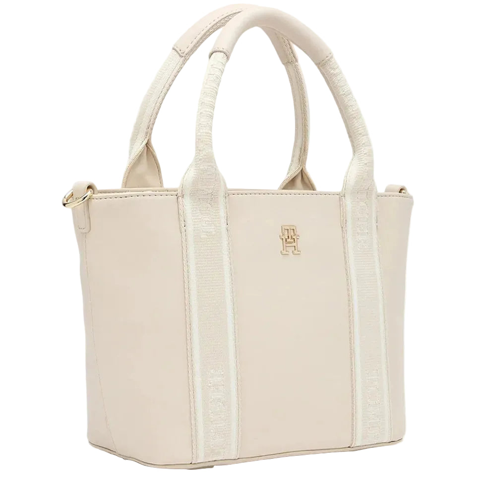 Tommy Hilfiger LOGOTAPE MINI TOTE - BEG #TWB15