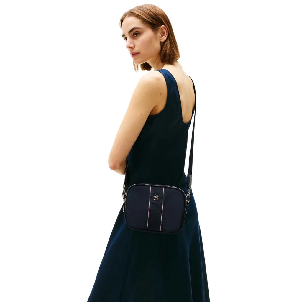 Tommy Hilfiger TH Monogram Crossbody Camera Bag #TWB04