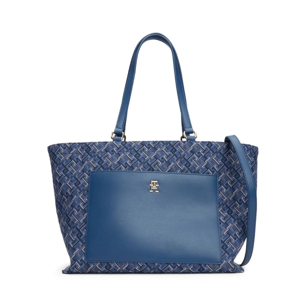 Tommy Hilfiger Monogram Jacquard Tote #TWB01