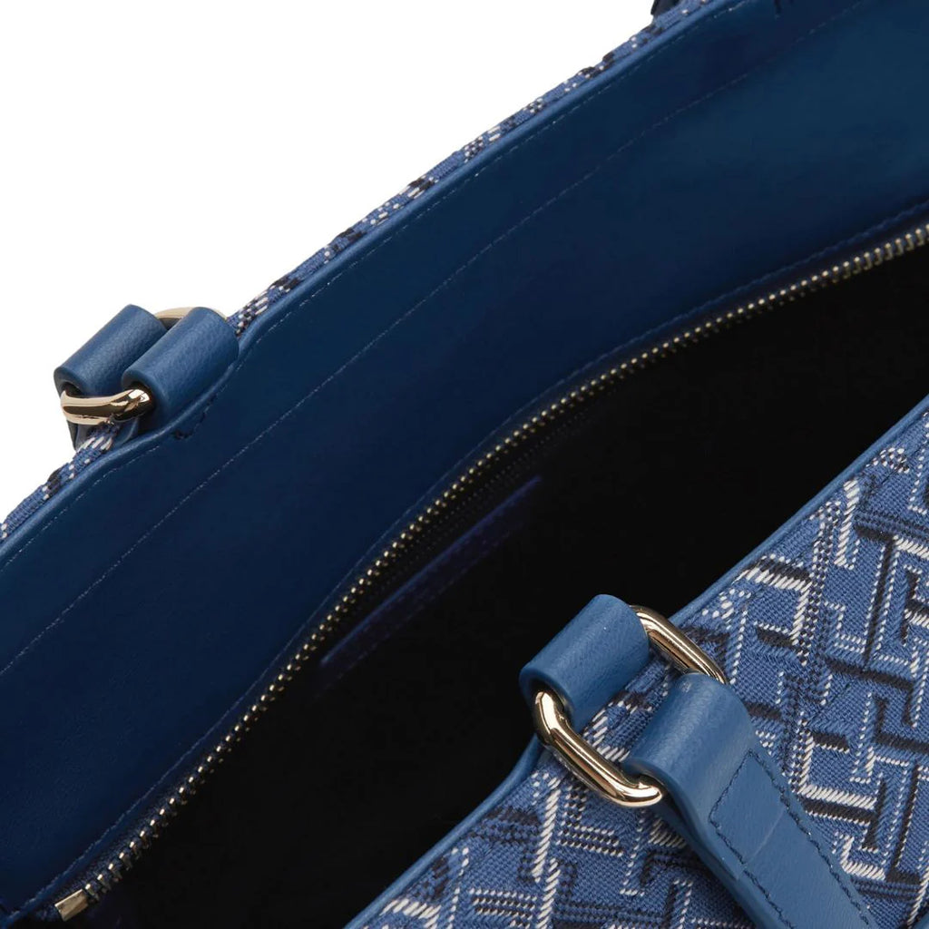 Tommy Hilfiger Monogram Jacquard Tote #TWB01